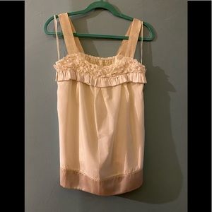 Cute Flower Appliqué Top